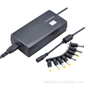 90W Multi Connectors Universal LCD Displayed Laptop AC/DC Charger, 110 to 240V Input Voltage